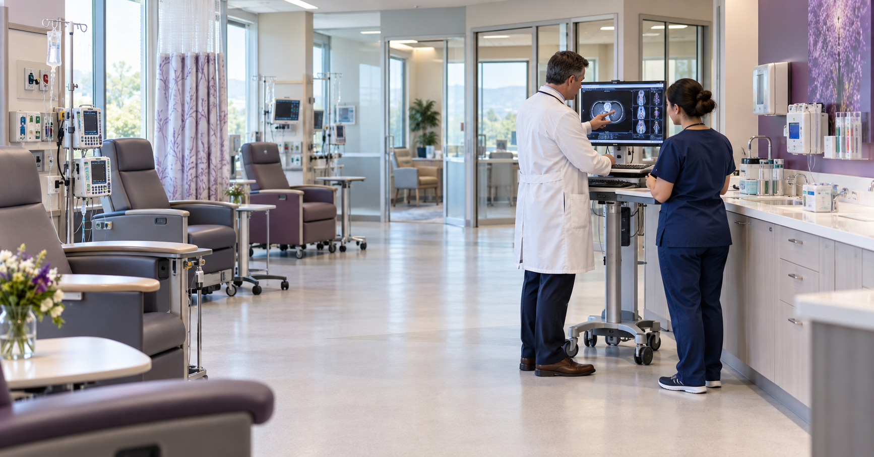Modern cancer center preview